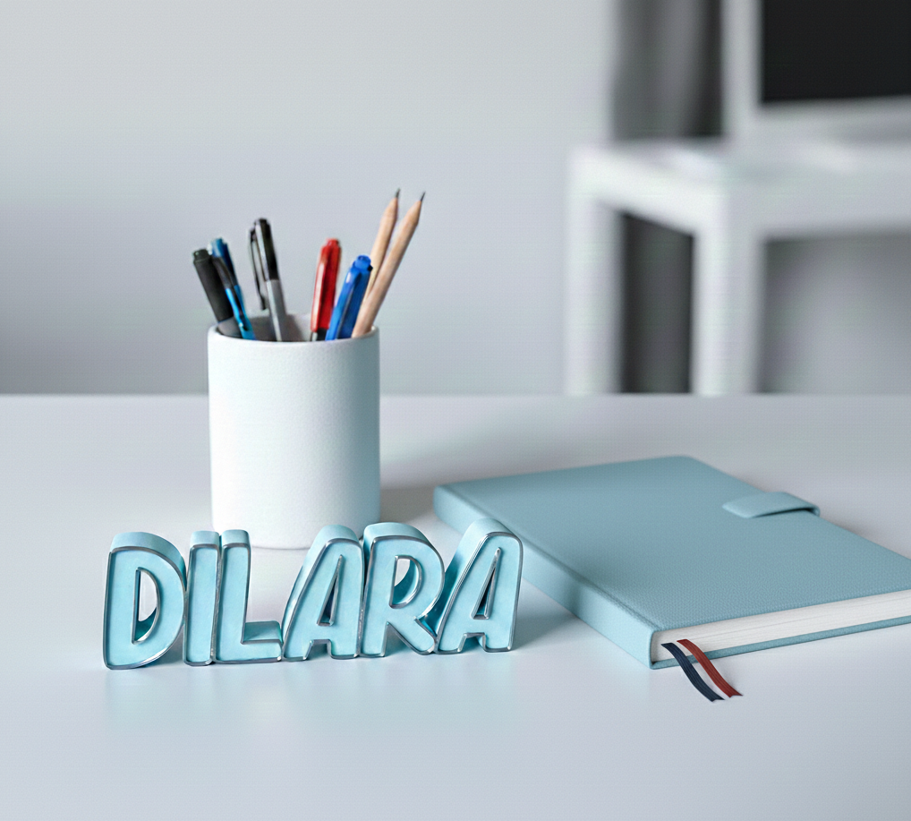 Custom 3D Printed Desk Names | Sign for Office Desk