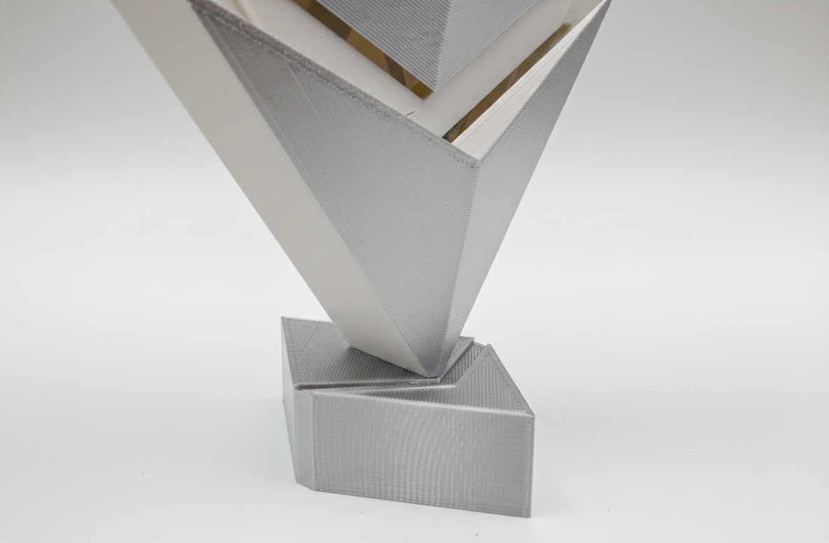 Ethereum LED Desk Lamp  |  3d Printed Crypto Lamp Aesthetic