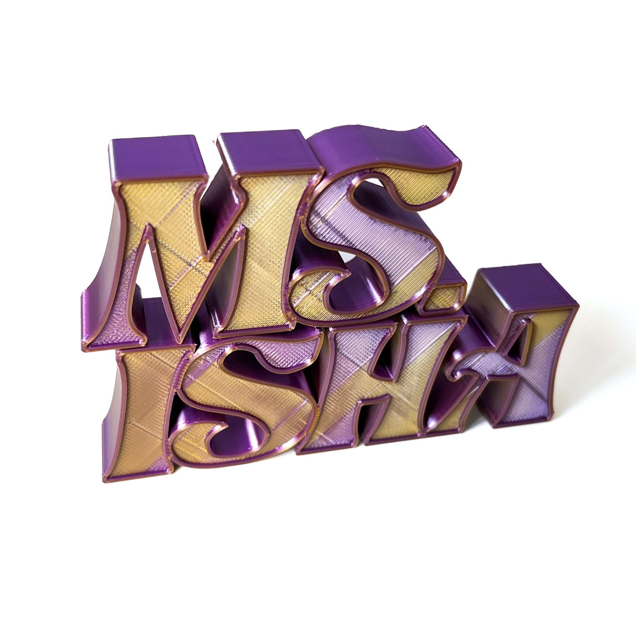 Custom Teacher Desk Name Plate, 3d Printed Name for Teacher gift