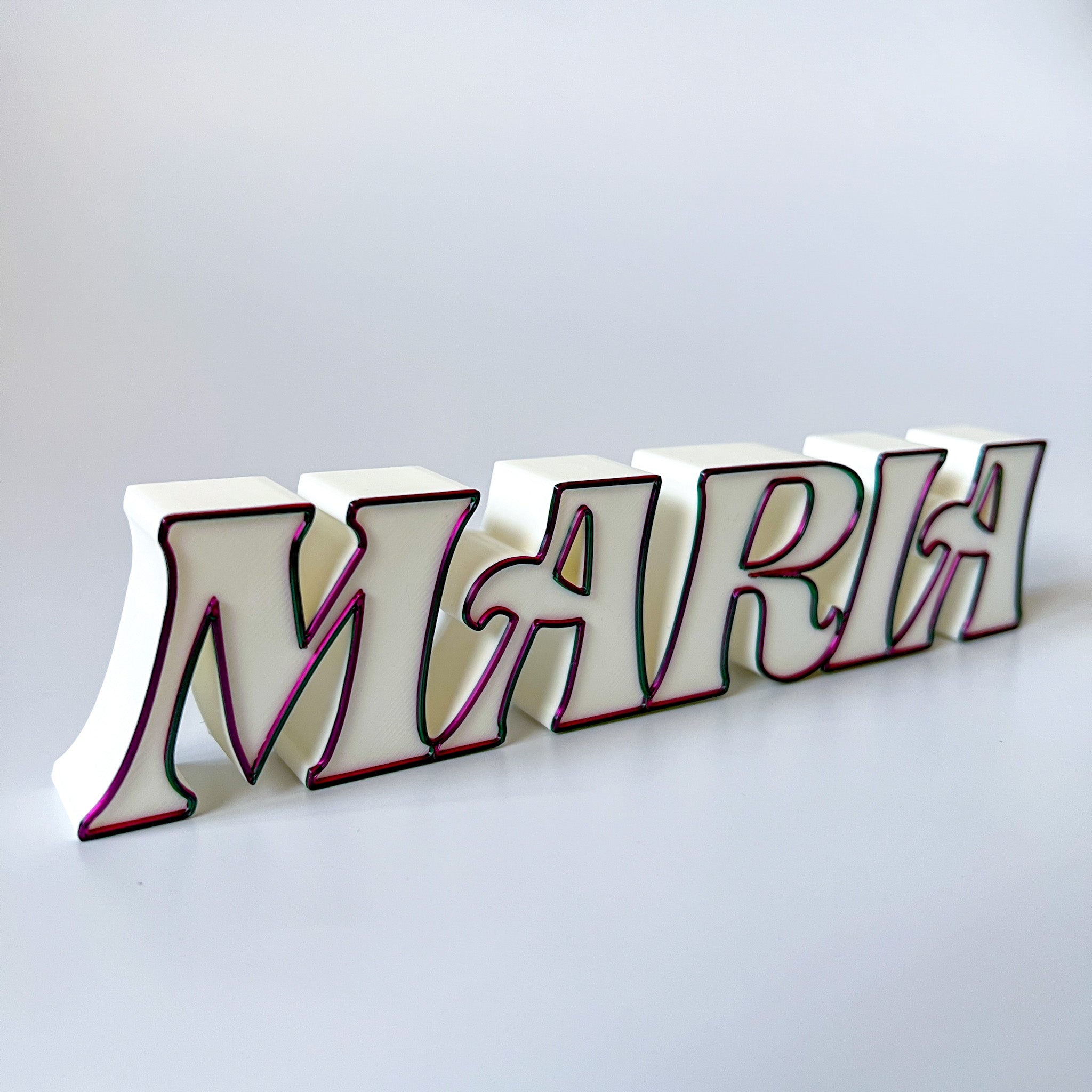 Custom Name Plate for Desk| 3d Printed Kids Name