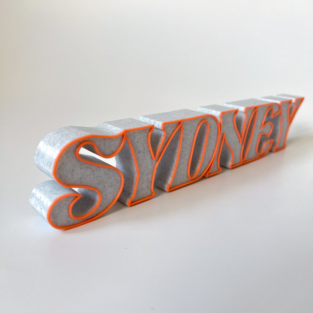 Custom Name Plate for Desk| 3d Printed Kids Name