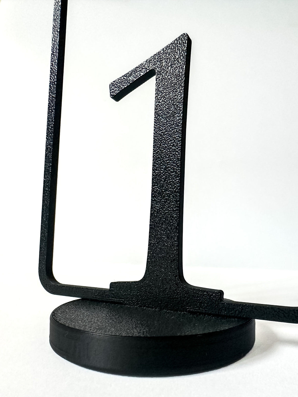 Table Numbers with Stand | Wedding Table Markers with Holder | Modern Party & Event Table Signs, Gold, Matte Black, Matte White (Copy)