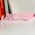 Personalized 3D Printed Library Sign | Custom Bookshelf Decor