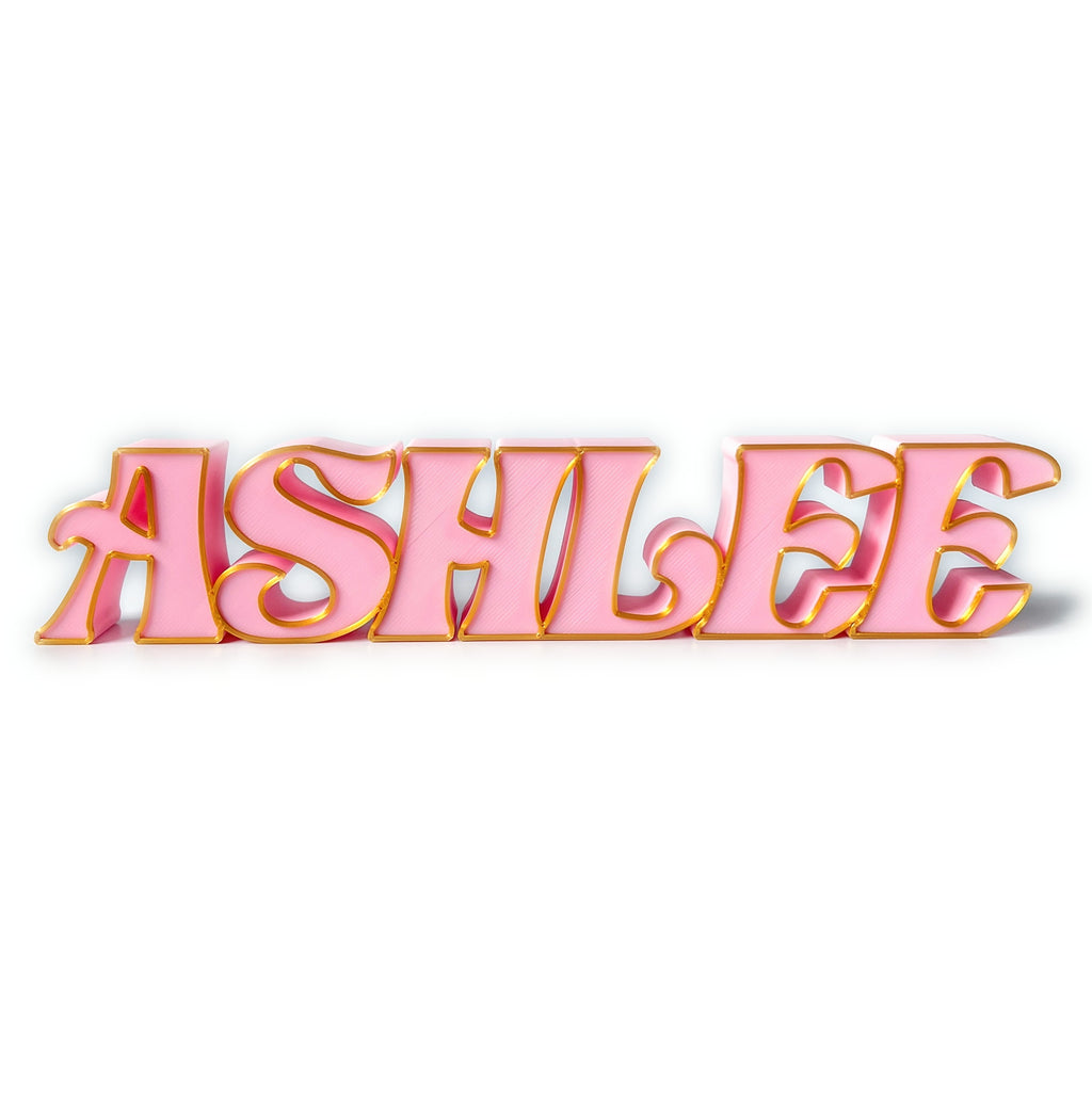 Custom Name Plate for Desk| 3d Printed Kids Name