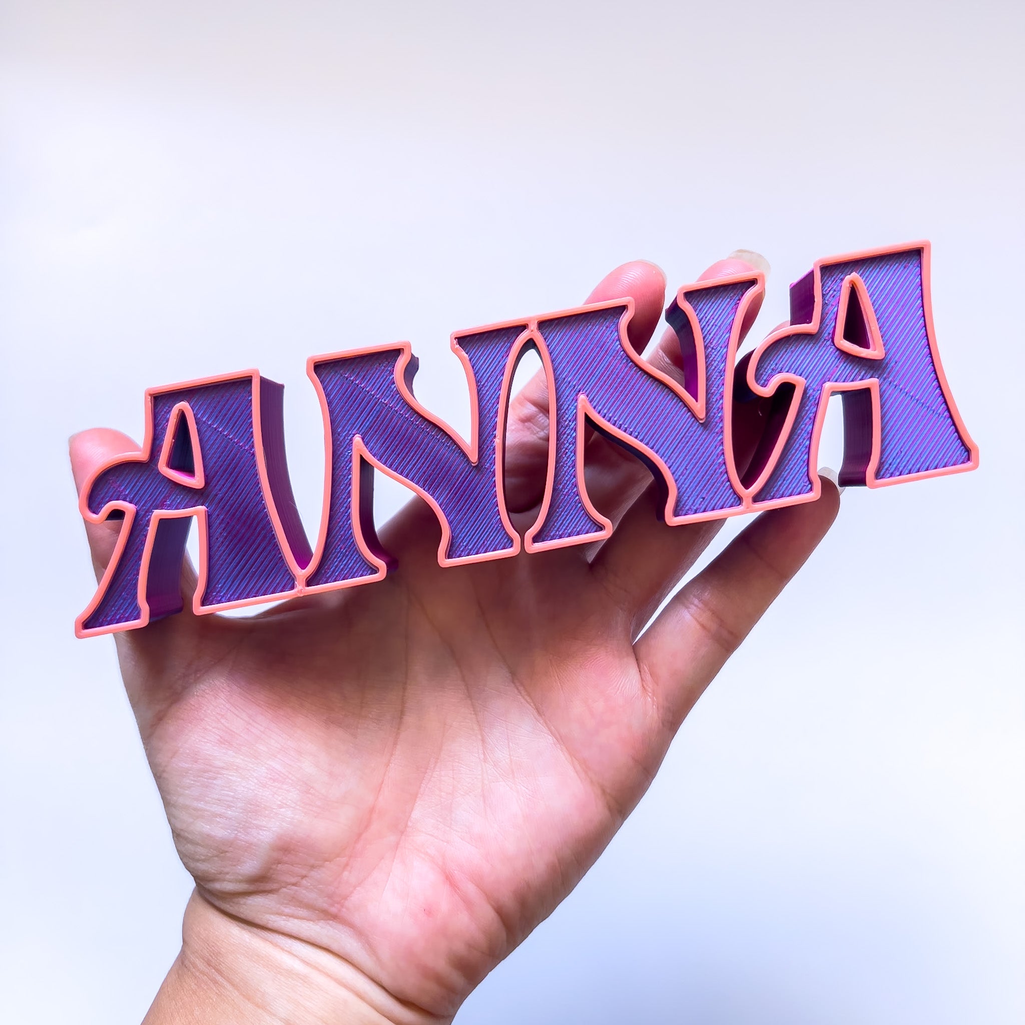 Custom Name Plate for Desk| 3d Printed Kids Name