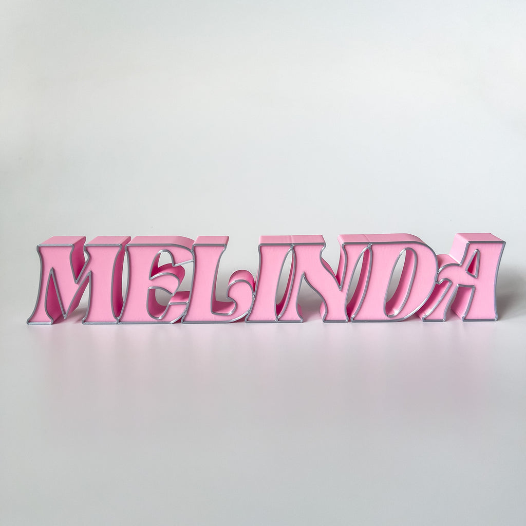 Custom Name Plate for Desk| 3d Printed Kids Name