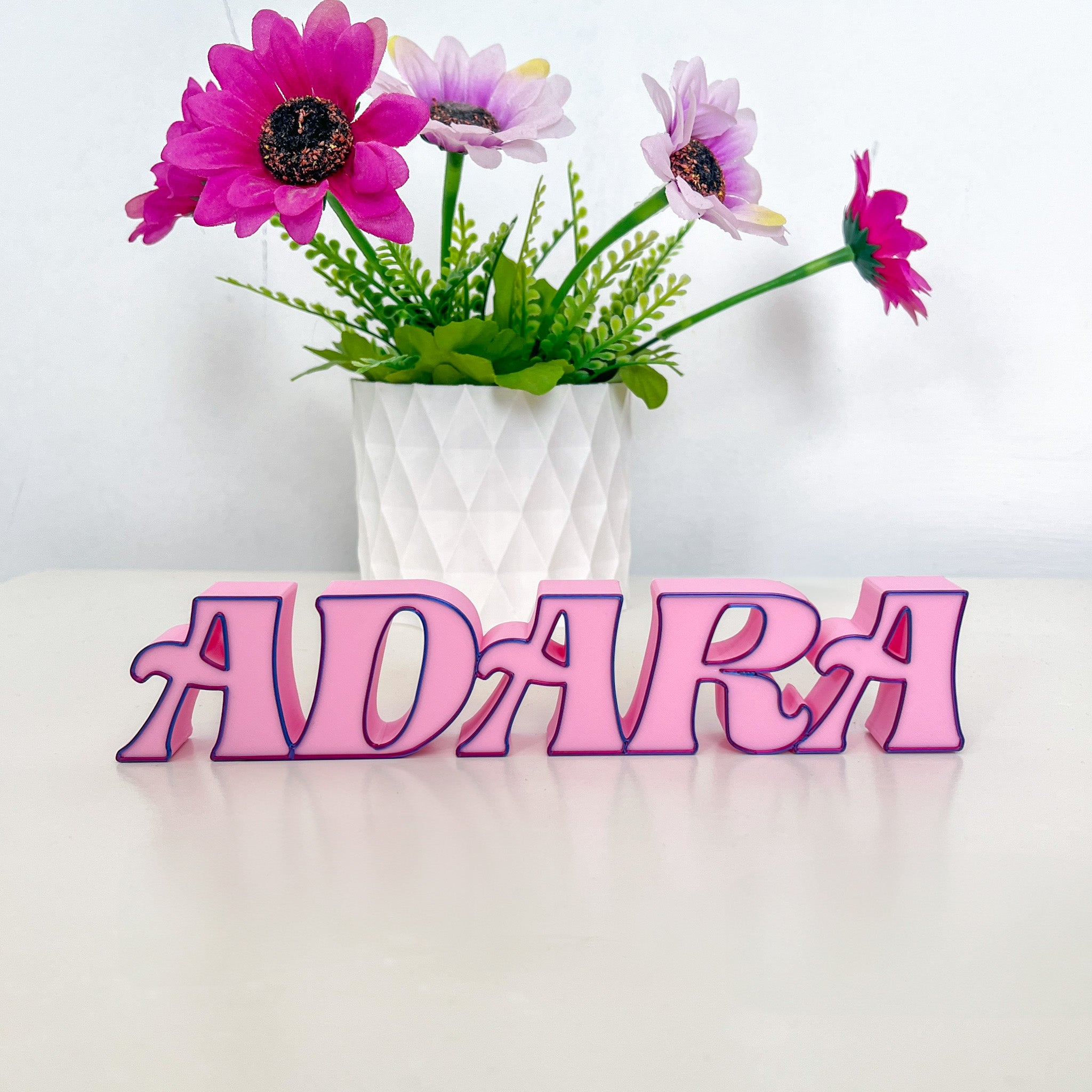 Custom Name Plate for Desk| 3d Printed Kids Name