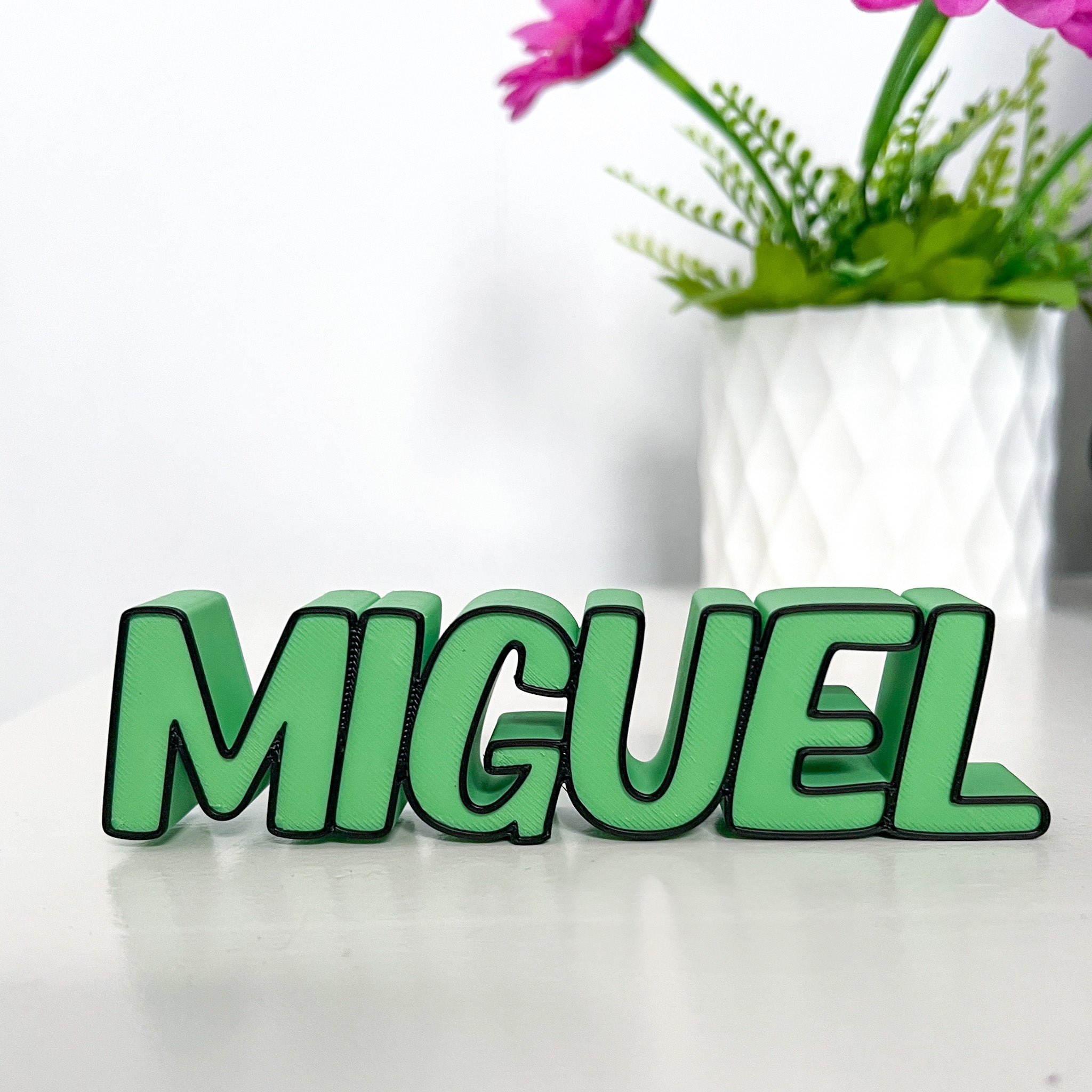 Custom 3D Printed Desk Names | Sign for Office Desk
