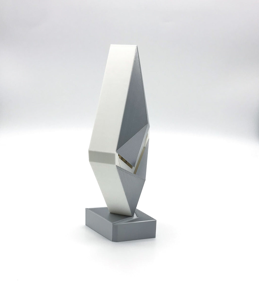 Ethereum LED Desk Lamp  |  3d Printed Crypto Lamp Aesthetic