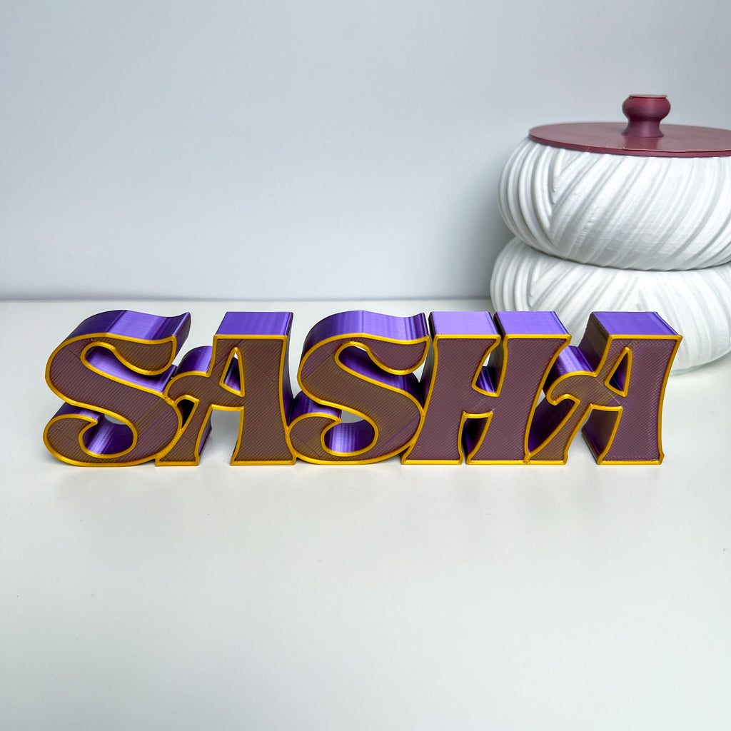 Custom Name Plate for Desk| 3d Printed Kids Name