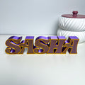 Custom Name Plate for Desk| 3d Printed Kids Name