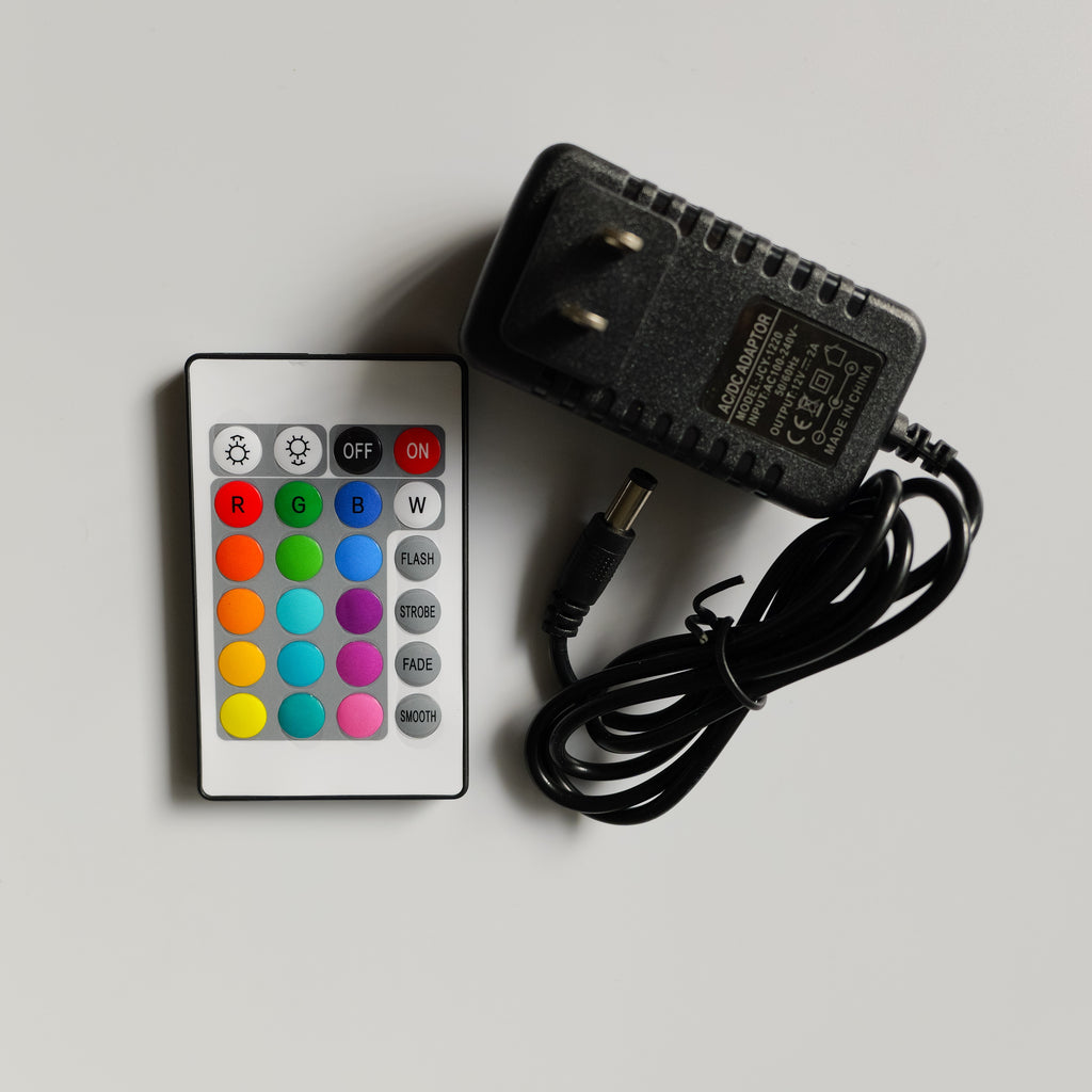 Square Table Lamp For Ambient Light | 3d Printed RGB LED Lamp for Desk Decor | Dual Color Edition