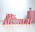 Custom Teacher Desk Name Plate, 3d Printed Name for Teacher gift
