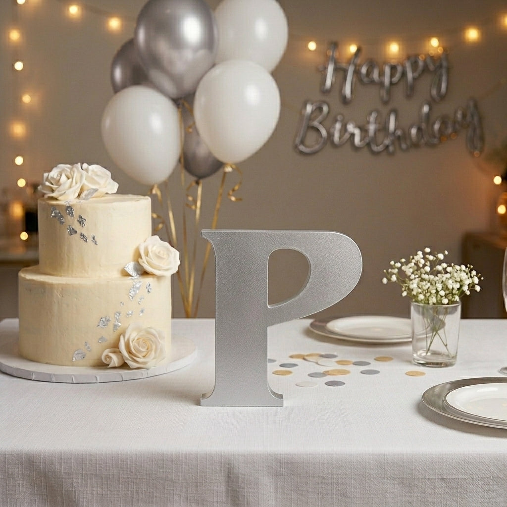 Personalized Freestanding Initial Letter & Event Monogram